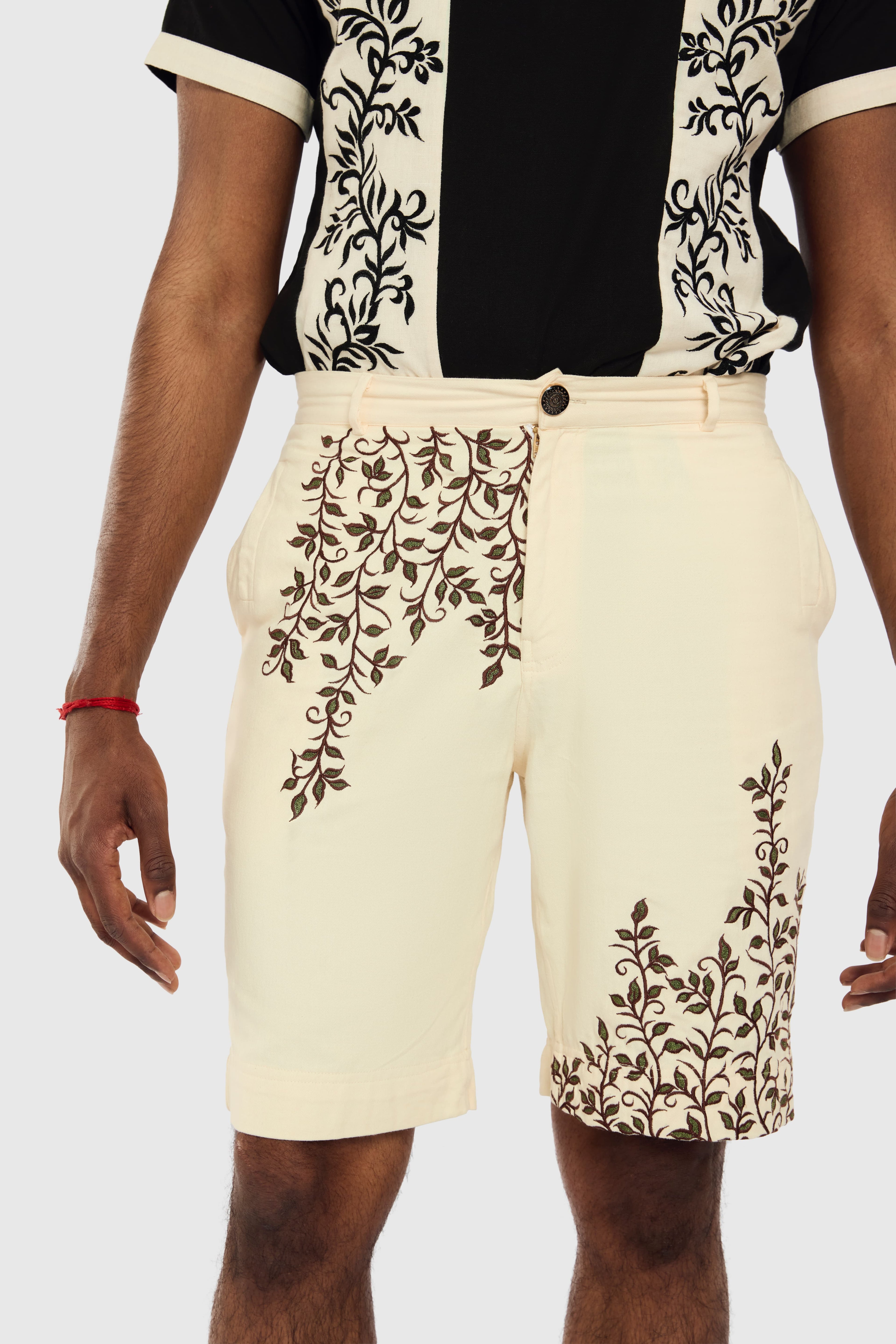 Embroidered Shorts