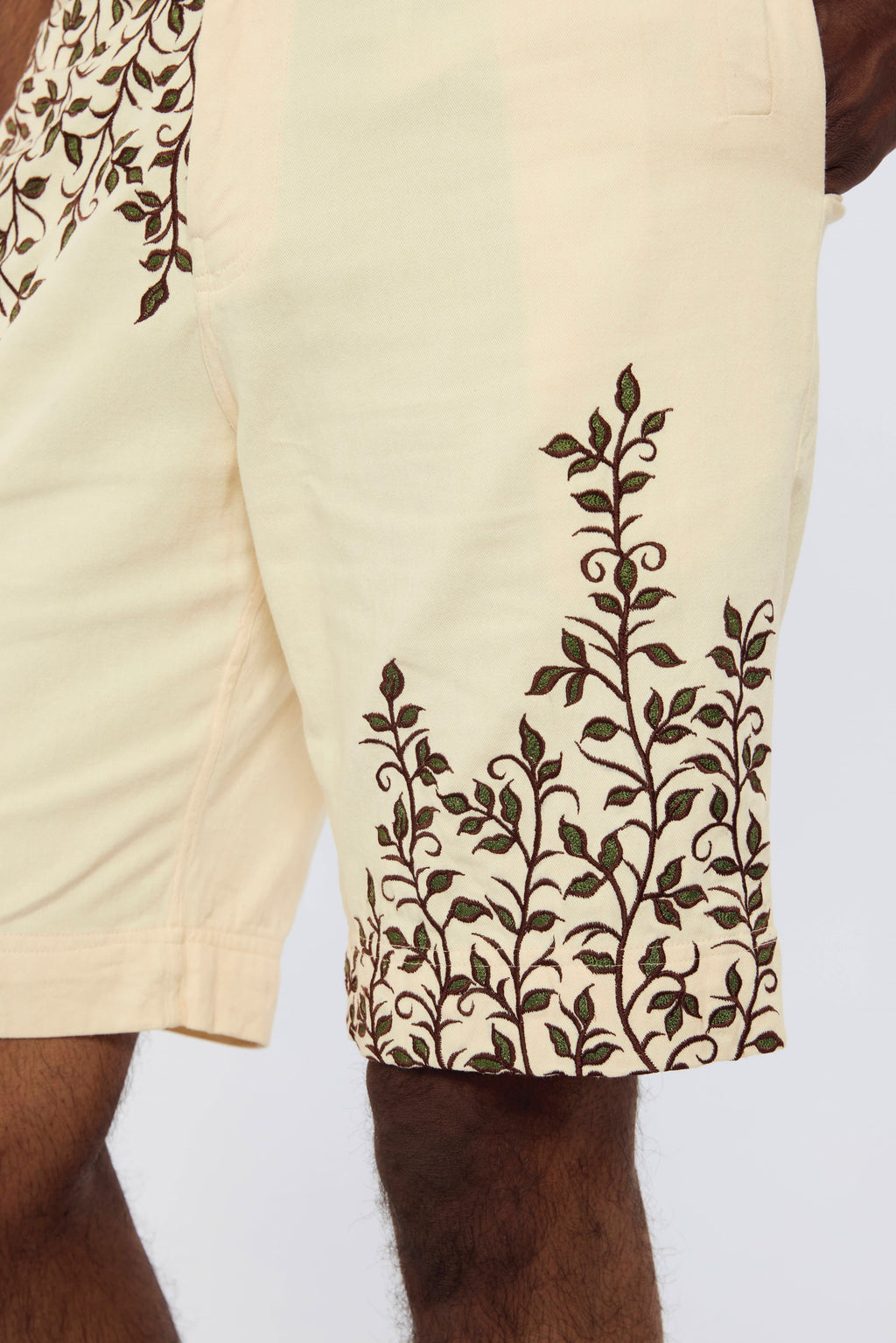 Embroidered Shorts