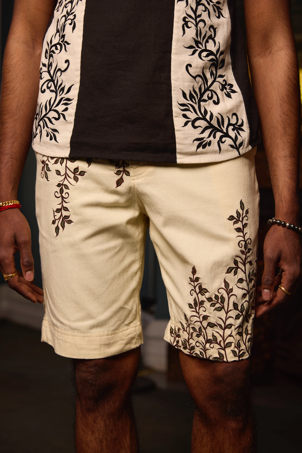 Embroidered Shorts